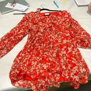 Never been worn floral romper